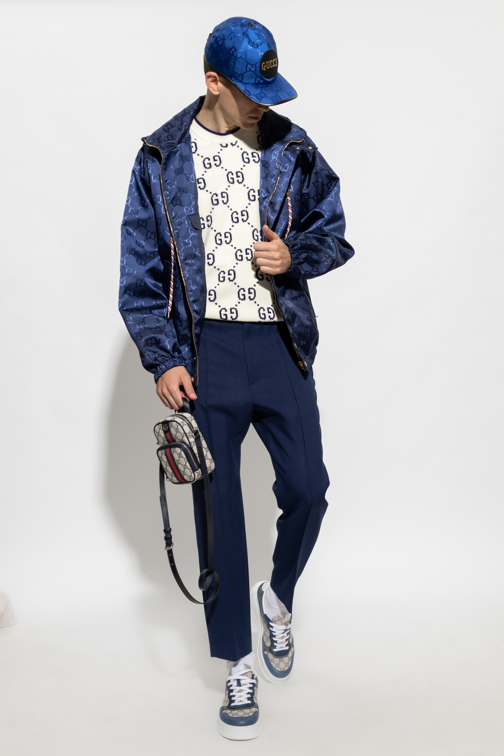 Monogrammed jacket Gucci - Gucci Skinny Pants for Women